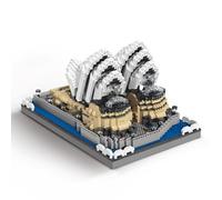 Architecture Sydney Opera House Building Blocks, Ideas Mini Architecture Building Set for Adults, 1320 Pieces Mini Sydney Opera House Micro Blocks Toy, Gifts for Landmark Enthusiasts