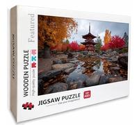 Architecture Wooden Jigsaw Puzzles 30x20in, Tree Jigsaw Puzzles 1000 Pieces for Adults with Box, Educational Challenging Game, Back Lettering Easy to Distinguish, Summer Gifts, Beautiful Decor, 3-3915