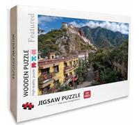 Architecture Wooden Jigsaw Puzzles 70x41in, Landscape Jigsaw Puzzles 6000 Pieces for Adults with Box, Educational Challenging Game, Back Lettering Easy to Distinguish, Summer Gifts, Home Decor, Z-5882