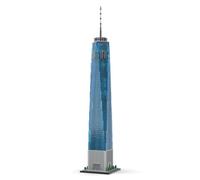 Architecture World Trade Center Skyline Building Set, 1:800 Modular Building Landmark Model Kit for Adults to Build, Creative Office Home Décor Gifts for Adult - 3153 Pieces