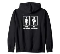 Architecture Your Girlfriend My Girlfriend Funny Architect Zip Hoodie