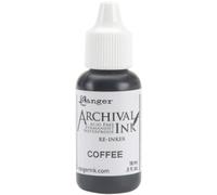 Archival Pad Re-inkers Ranger Industries Archival Re-Inker, Coffee