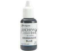Archival Pad Re-inkers Ranger Industries Archival Re-Inker, Manganese Blue