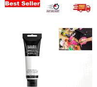 LIQUITEX Basics Acrylic Paint, Transparent Mixing White, 118 ml Tube