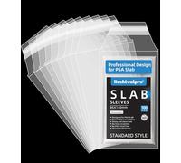 ARCHIVALPRO 100pcs PSA Slab Sleeves, Graded Card Sleeves Super Clear Fit for PSA Slab, Guard Saver Holder Sleeve (86 x 140 mm, 100pcs)