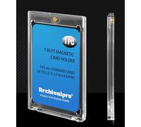 Archivalpro 130PT Magnetic Card Holder,Anti-uv,1PC/pk,Snap Card Holder,Hard Acrylic for Trading Card,Baseball Cards Holder