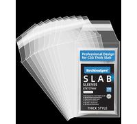 ARCHIVALPRO Graded Card Sleeves 100pcs Graded Guard Thick Slab Sleeve Super Clear Fit for CSG Thick Graded Cards (87x137mm,100pcs)
