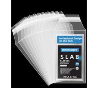 ARCHIVALPRO Graded Card Sleeves 100pcs Graded Guard Thick Slab Sleeve Super Clear Fit for SGC Thick Graded Cards (95x145mm,100pcs)