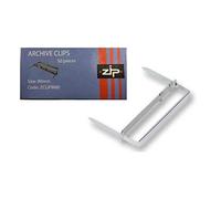 Archive Clips Paper Fasteners 80mm 2 pt Metal Filing Storage 51mm Capacity