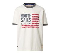 Archive T-shirt with American flag - male - North Sails - T-Shirts - White - M - Tops M