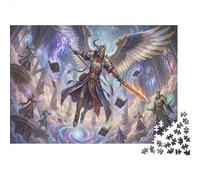 Archmage of Holy Wings 500 Piece Wooden Jigsaw Puzzle,Gift Idea,Home Wall Decor,Wood,Whimsical Challenge,Educational Toy,Adults & Kids 14+,Stress Relief (52x38cm)