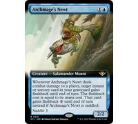 Archmage's Newt (Extended Art) (Foil) | Outlaws of Thunder Junction