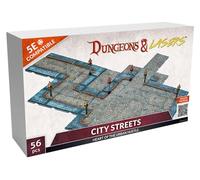 Archon Studio Dungeons & Lasers: City Streets Miniature Terrain - Unpainted Compatible with DND and Other Tabletop RPG Games