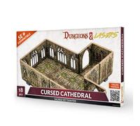 Archon Studio Dungeons & Lasers: Cursed Cathedral Miniature Terrain - Unpainted Compatible with DND and Other Tabletop RPG Games
