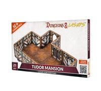 Archon Studio Dungeons & Lasers: Tudor Mansion Miniature Terrain Set - Unpainted Compatible with DND and Other Tabletop RPG Games