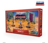 Masters of The Universe Battleground Expansion Set - Wave 5 Motu Faction - Includes Fisto and 2 Palace Guards Miniatures, Rules and More - for Ages 14+
