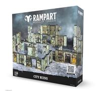 Archon Studio Rampart Modular Terrain: City Ruins Miniature Terrain Set - Unpainted Compatible with DND and Other Tabletop RPG Games