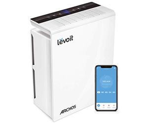 ARCHOS Air Purifier 48 - Connected Air Purifier - Air Treatment: Removes 99.97% of Particles HEPA Filter - Anti-Pollution and Anti-Bacterial - White