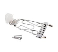 Archtop Trapeze Short 6 String Tailpiece Bass Guitar Bridge With Screws Bass Tailpiece Bridge
