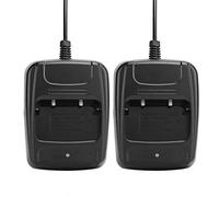 Archuu 2 PCs Battery Charging Base, USB Charger Battery Charger with Charging Indicator for Baofeng BF666S/BF777S/BF888S Interphone Walkie Talkie, 110v-240v /50Hz, default