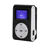Archuu Mini Portable MP3 Player with BackClip LCD Screen Mini MP3 Music Player Portable Digital Music Media Player Support Memory Card for Running & Sports(black)