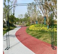 Archway Trellis for Climbing Plants Weatherproof Rose Pergola Vine Wedding Lawn Decor Multiple(Dark Grey,180X40X240Cm), Gbdgjd, Dark Green, 220 * 40 * 240cm