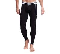 ARCITON Men's Low Rise Leggings Long Johns Thermal Pant Warm Underwear Baselayer Small(Waist: 26"- 29") 3004ckuBlack