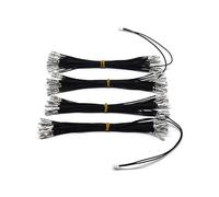 Arcity 2 Pcs Arcade Cable Wire LED Button Power Cable Daisy Chain 0.110 Inch/2.8mm Terminals Jumper Wire Harness Lighted Up 60 LED Arcade Buttons for USB Encoder, MAME, Arcade1Up, Raspberry Pi,PC New