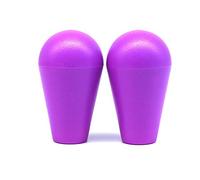 Arcity 2 Pcs Arcade Joystick Oval Bat Top Topper Knob Ball Handle American Type Style Purple and for Zippy SANWA SEIMITSU Arcade1up Machine Console Cabinet New, HY-PJ092-20