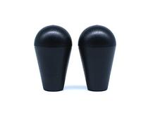 Arcity 2 Pcs Arcade Joystick Oval Bat Top Topper Knob Ball Top Handle Knob American Type Style Black and Black for Zippy SANWA SEIMITSU Arcade1up Machine Console Cabinet New HY PJ092 15