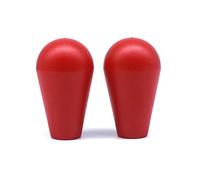 Arcity 2 Pcs Arcade Joystick Oval Bat Top Topper Knob Ball Top Handle Knob American Type Style Black and Black for Zippy SANWA SEIMITSU Arcade1up Machine Console Cabinet New