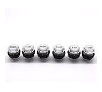 Arcity 6 Pcs/Lot 28mm Arcade LED Push Buttons Illuminated Start Select Pause Exit Mode Turbo Lit White with Microswitch for Arcade Machine Games Console Parts 5V