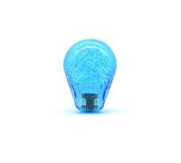 Arcity Arcade Joystick Bat Oval Top Handle Knob American Type Replacement Crystal Blue Big Head for Zippy SANWA SEIMITSU Arcade1up Fight Stick Machine Console Cabinet New