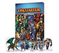 Arcknight DM Starter Set - 162 Flat DND Minatures for Dungeons and Dragons, Pathfinder & More - Double-Sided, Full-Color Artwork