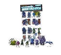 Arcknight Flat Plastic Miniatures: Ancient Evils Horde; 31 Unique Evil-Themed Enemy Minis for DND 5e and Pathfinder; Affordable, Skinny Figurines for Dungeons and Dragons and Other Tabletop RPG Games