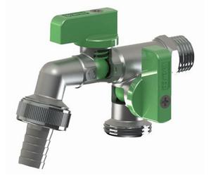 Arco 1/2X3/4X3/4 Inch Double Duo Outlet Garden Outside Outdoor Bib Tap Valve
