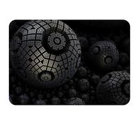 Arco Design Desk Mat 50 x 70 cm, Gaming Mouse Mat XXL, Abrasion-Resistant, Water-Resistant, Table Mat, Ecological Felt (Fractal)