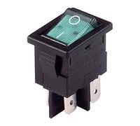 Arcolectric H 8553 VB NAM Rocker Switch Lit Red DPST On-Off 250V AC 10A