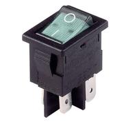 Arcolectric H 8553 VB Rocker Switch NAC 230 V/AC 10 A 2 x Off/On 1 Piece