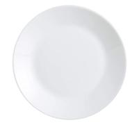 Arcopal by Luminarc Zelie White Opal Glass Dinner Set Dinnerware Plates (6X Dessert Plates)