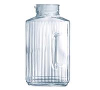 Arcoroc 46538 Quadro Fridge Jug with Lid, 2Litres, 1pcs