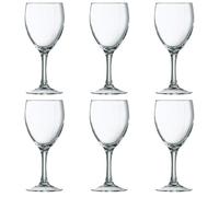 Arcoroc 50143 Elegance Wine Glass, 310mL Capacity, Pack of 6