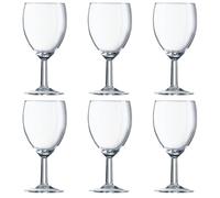 Arcoroc 50463 Savoie Wine Glass, 350mL Capacity, Pack of 6