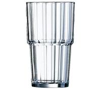 Arcoroc ARC 61698 Norvege Tumbler, Water Glass, Juice Glass, 320 ml, Transparent, Set of 6