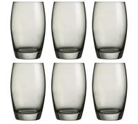 Arcoroc ARC J8491 Salto Color Studio Grey Long Drink Glasses, 350 ml, Glass, Grey, Set of 6