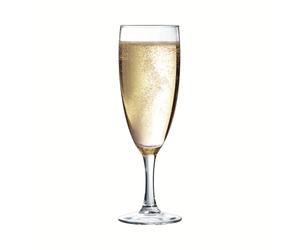 Arcoroc - Elegance Collection - 6 Champagne Flutes 17 cl Glass - Professional use - Made in France - Reinforced Packaging, Suitable for Online Sales