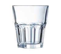 Arcoroc - Granity Collection - 6 Low Tempered Glass Glasses 27 cl Stackable - Professional use - Extremely Resistant - Made in France - Reinforced Packaging for Online Sale