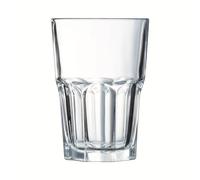 Arcoroc - Granity Collection - 6 Tall Glasses 35 cl Tempered Glass Stackable - Modern Design, Ideal for Cocktail - Made in France - Reinforced Packaging, Suitable for Online Sales