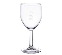 Arcoroc Savoie Grand Vin Wine Glasses 350ml CE Marked at 125ml 175ml and 250ml Pack of 48
