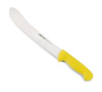Arcos Butcher Knife 12 Inch Nitrum Stainless Steel and 300 mm Blade,Professional Cooking Knife for Cutting Meat, Fish and Vegetables, Ergonomic Polyoxymethylene Handle,Series 2900, Color Yellow